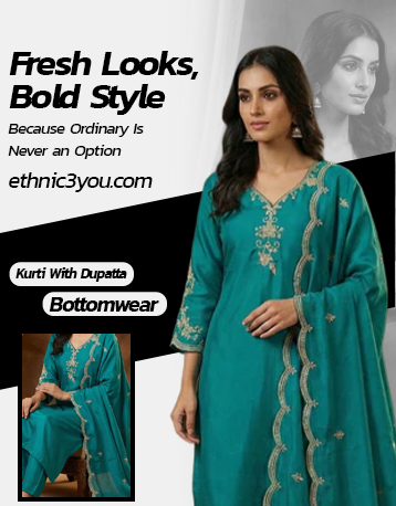 Kurti With Dupatta & Bottomwear